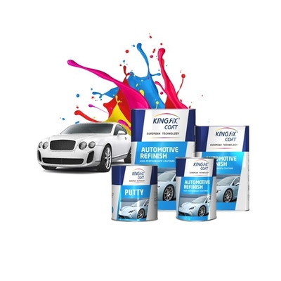 Helle blaue Sprühfarbe 2K CASs 79-10-7 SGS-Automobildeckschicht-Farbe