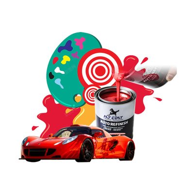 1-2 Stunden Trocknungszeit Auto-Clear Coat Farbe Clear Finish Schnelle Trocknung