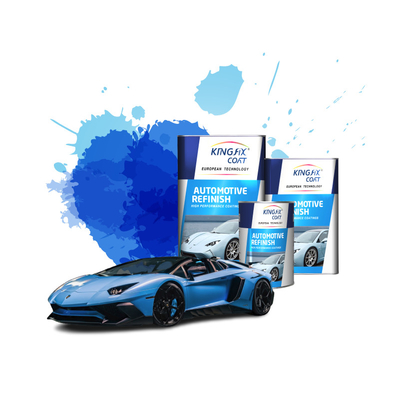 Metal Basecoat Auto Clear Coat Farbe Glanz und Matte Finish Kratzer UV-beständig 1-Farbe Anwendung