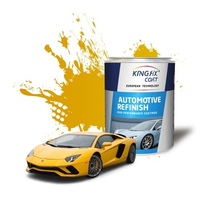 Hochleistungs-Automobil-Basislack 1K transparenter Eisengelb-Autolack