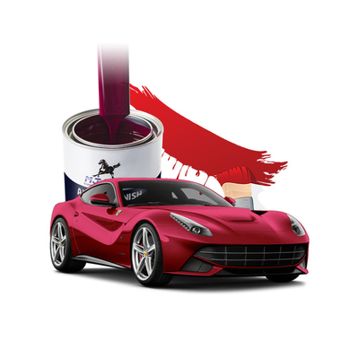 Roter Automobilbasislack malen beständig, um zu formen und Mehltau-Wachstum