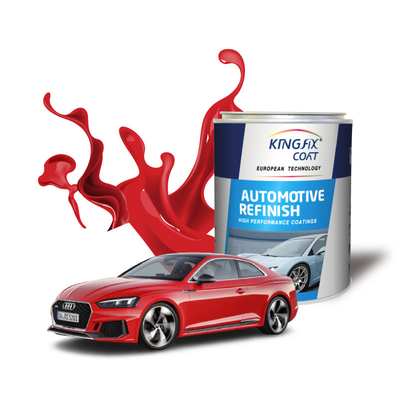 Mehr als 40% Feststoffgehalt Automotive Topcoat Farbe Glanzfinish