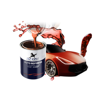 4-6 Stunden Nachbeschichtung Zeit Weiße Automotive Top Coat Farbe für Auto Nachbearbeitung Bedürfnisse