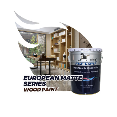 Einfach anzuwenden Matte PU Holzfarbe Niedriger VOC-Gehalt für Matte Veredelung