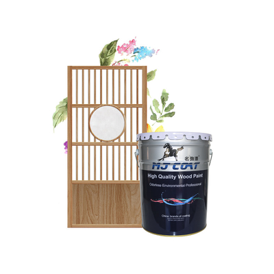 Niedrige VOC Matte Hochglanz Glatte PU Holzfarbe mit 10-15 Quadratfuß/Liter Abdeckung