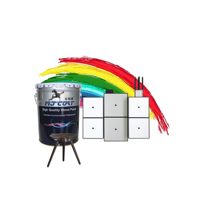 Schnelle Trocknung Niedrige VOC PU Holzfarbe 10-15 Quadratfuß/Liter Abdeckung PU Farbe für Holzoberflächen