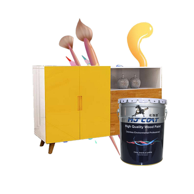 Niedrige VOC PU Holzfarbe Glatte Matte Oberfläche Deckt 10-15 Quadratfuß/Liter