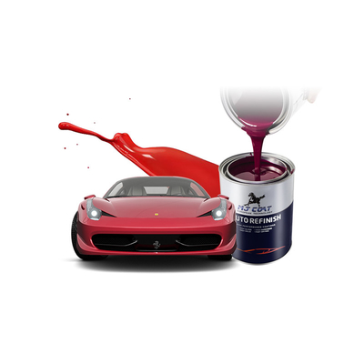 Trocknen Glanz Automotive Topcoat Farbe Nachlackzeit 4-6 Stunden Niedriger VOC-Gehalt